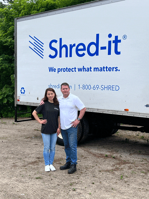 Ying and Matt Coyle, Team Coyle Real Estate Agents @ Shred-It Event
